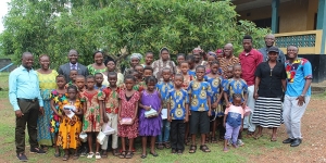 Children and staff at the CRC