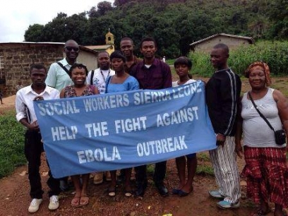 Social Workers in Sierra Leone help in the fight against Ebola