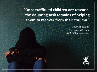 Trafficking Quote from ECPAT Executive Director