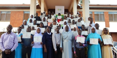 Recipients of the certificate in child protection
