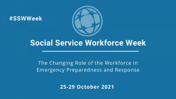 social media graphic for social service workforce week