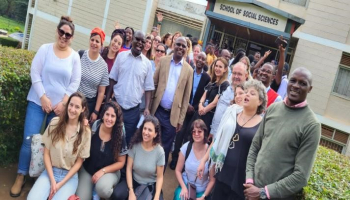 Israeli social workers meet with social work students at Makerere University 