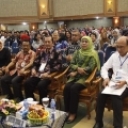 Attendees at the event in Jakarta